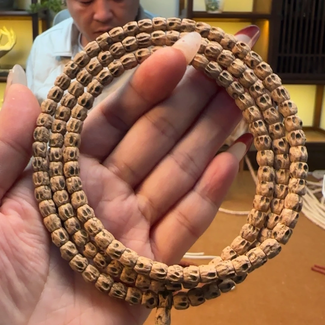 柏香籽/百香籽手串方尊6