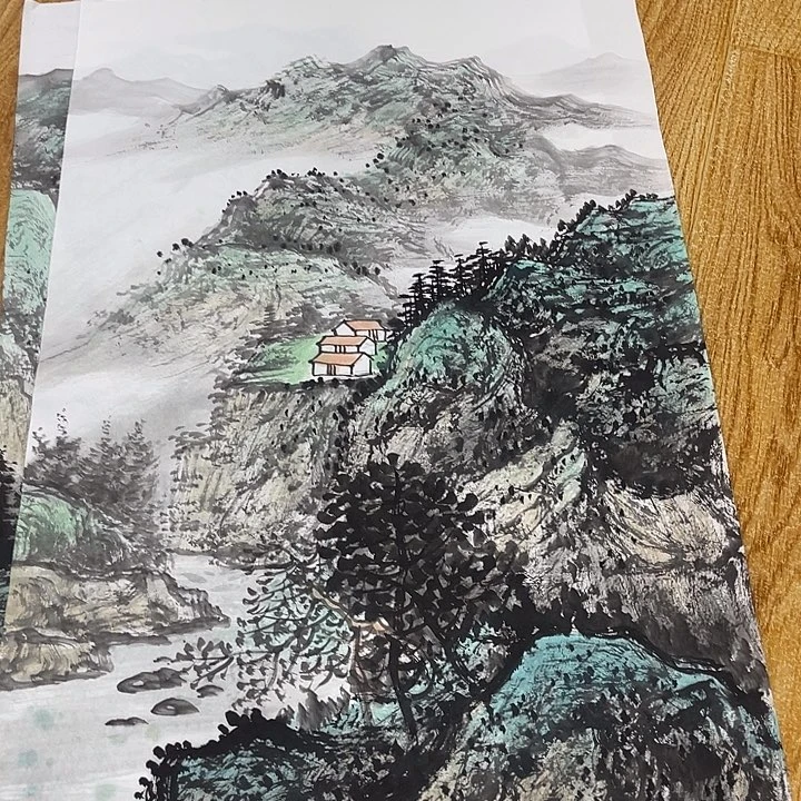 姜奇老师山水作品69×46