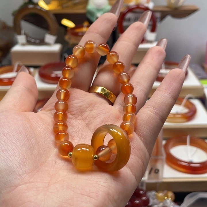 玛瑙/玉髓未镶嵌手镯