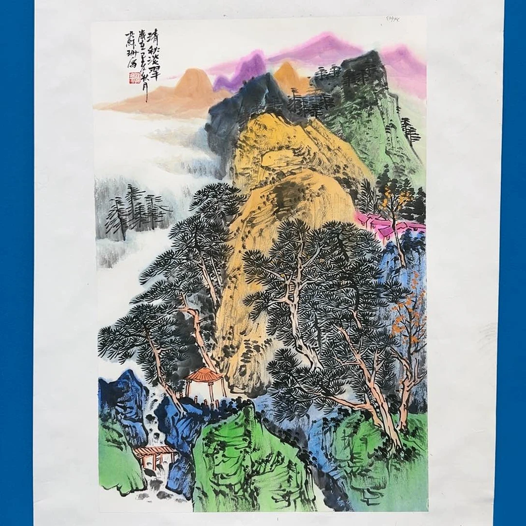 国画苏珊展览原作
