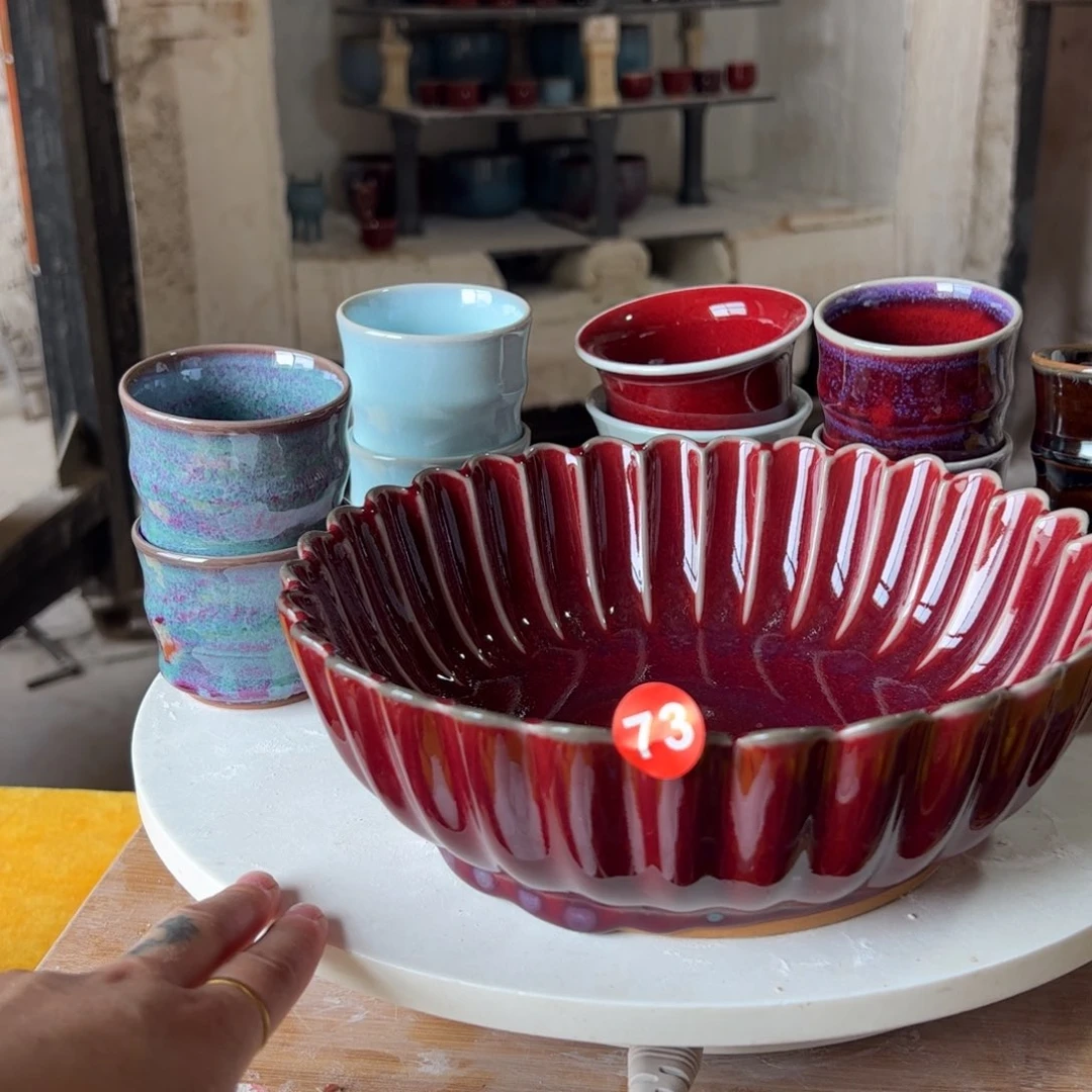 摆件郑家钧窑摆件微