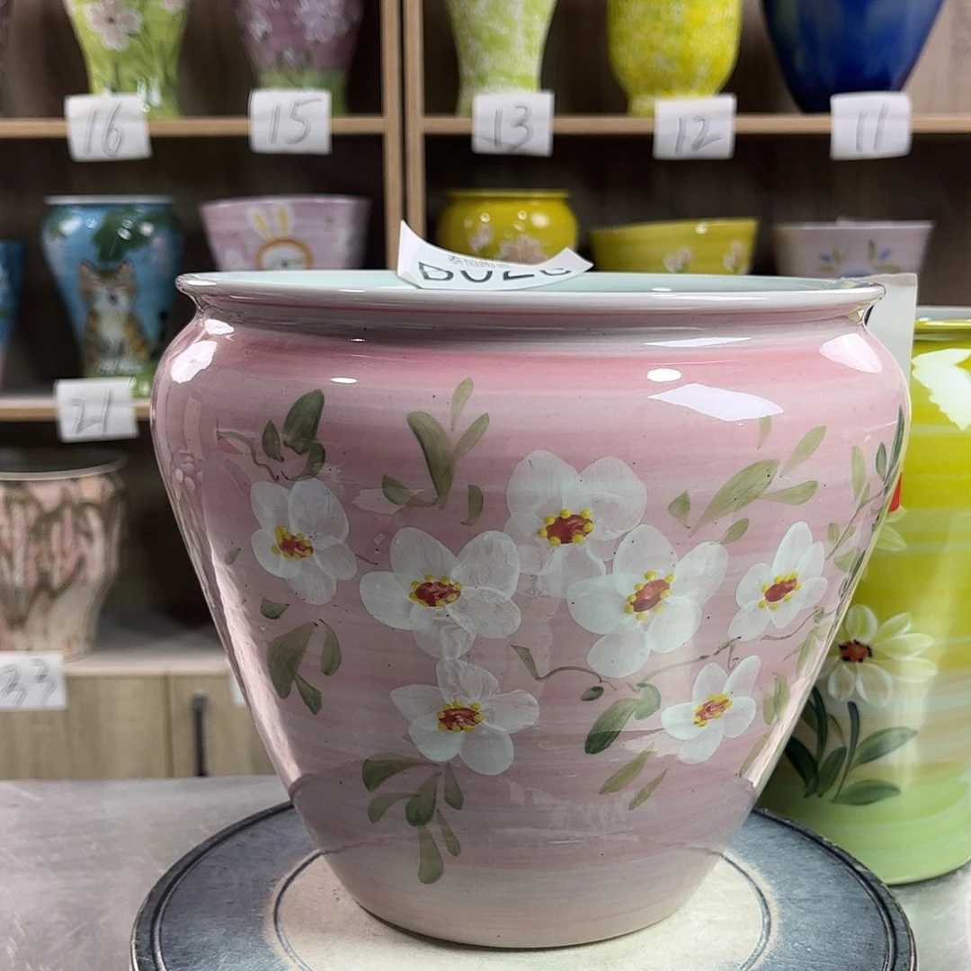 景德镇陶瓷花盆花盆