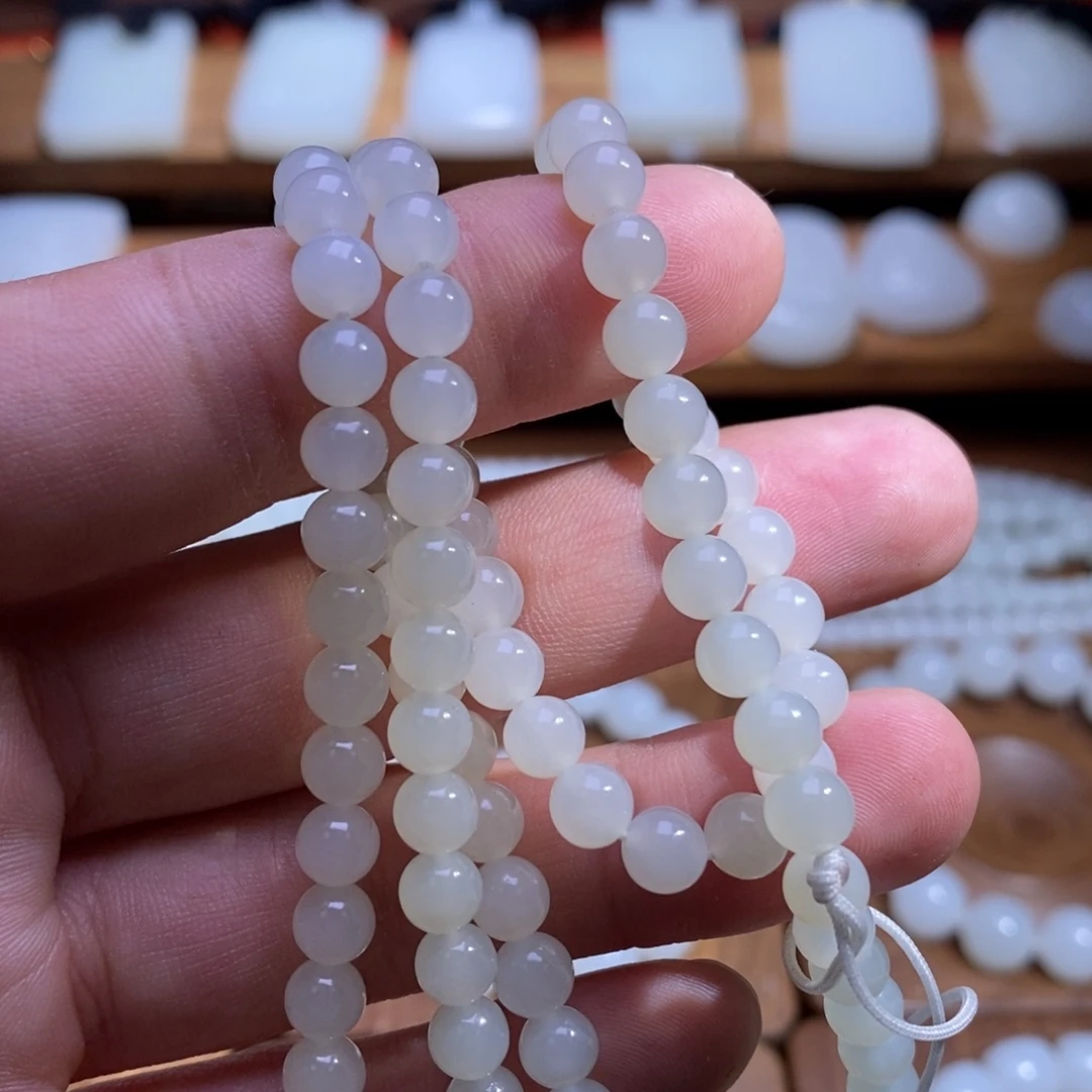 和田玉（糖玉）未镶嵌手链