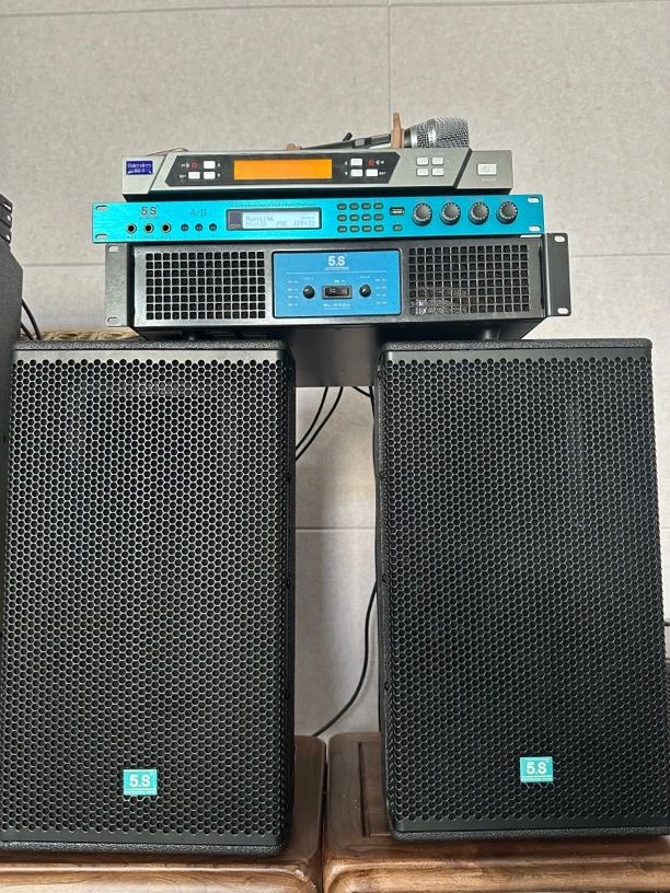 9新  5S10寸音响套装，二手物品不包邮。送蓝牙接收器