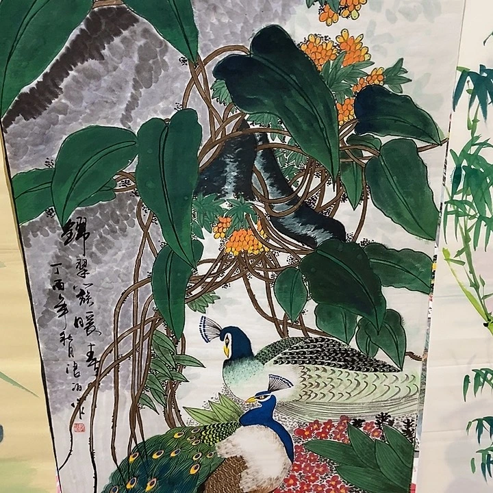 小周画廊的直播间