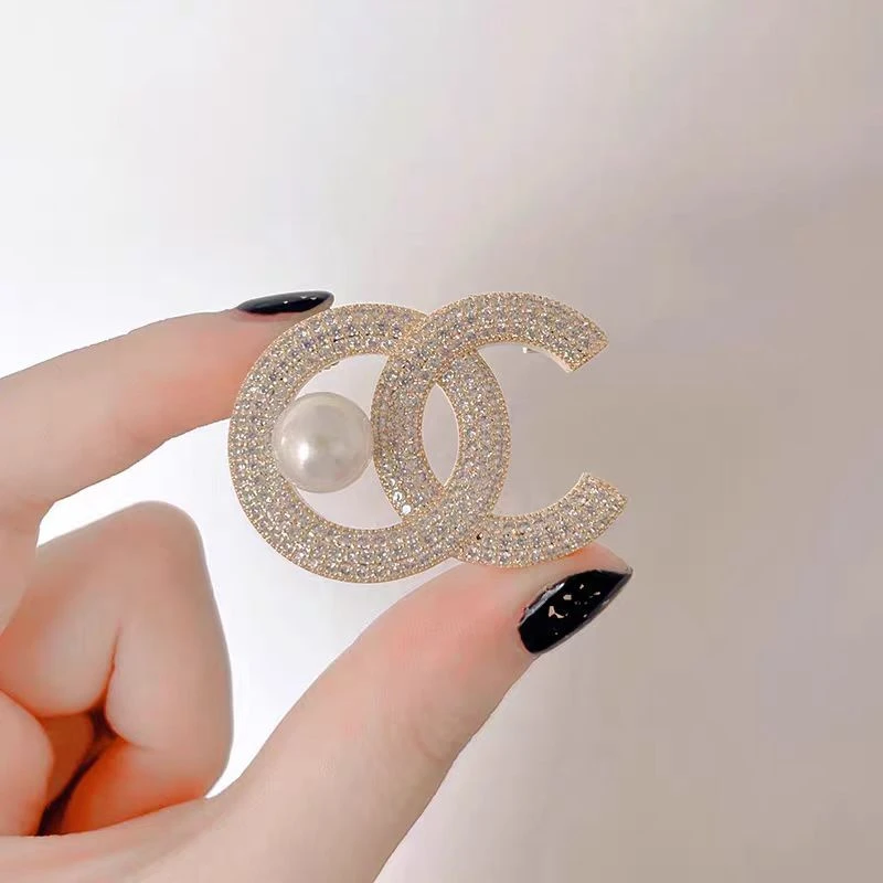 铜合金胸针 【维妮佧推荐】-双C胸针