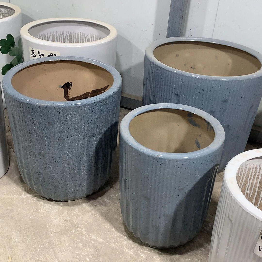 高温陶瓷花盆微瑕