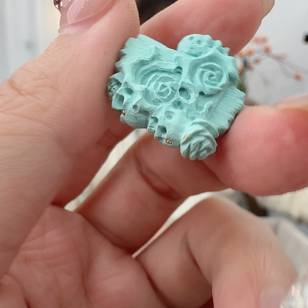 绿松石未镶嵌珠宝半成品