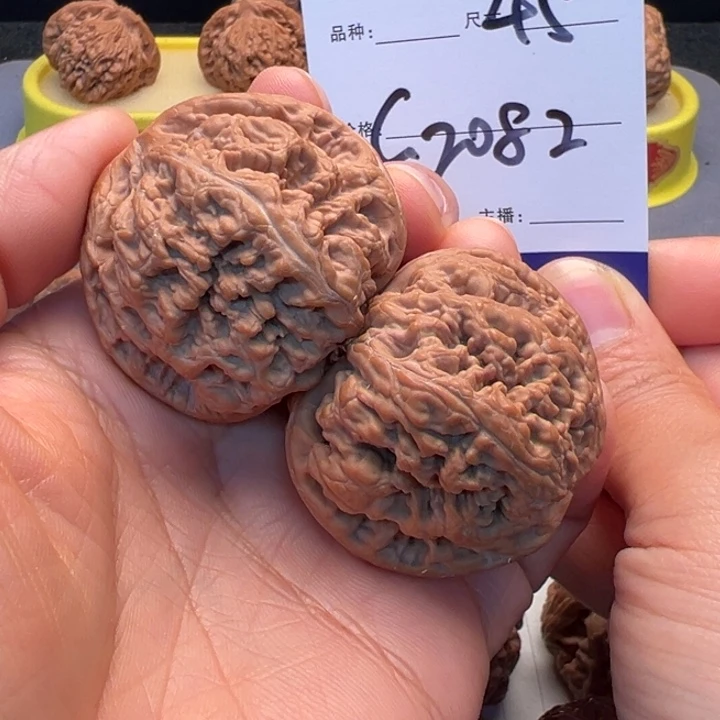文玩核桃把件大粗筋微修C2082