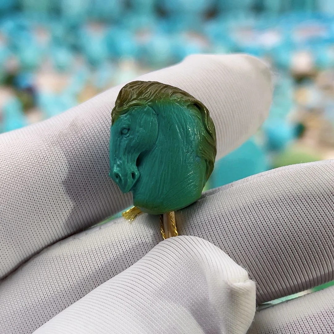 绿松石珠宝奇石未镶嵌