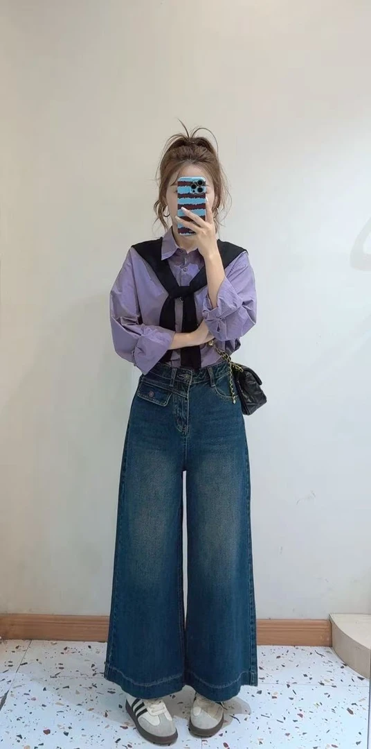 我们家 秋季新款显瘦百搭衬衫