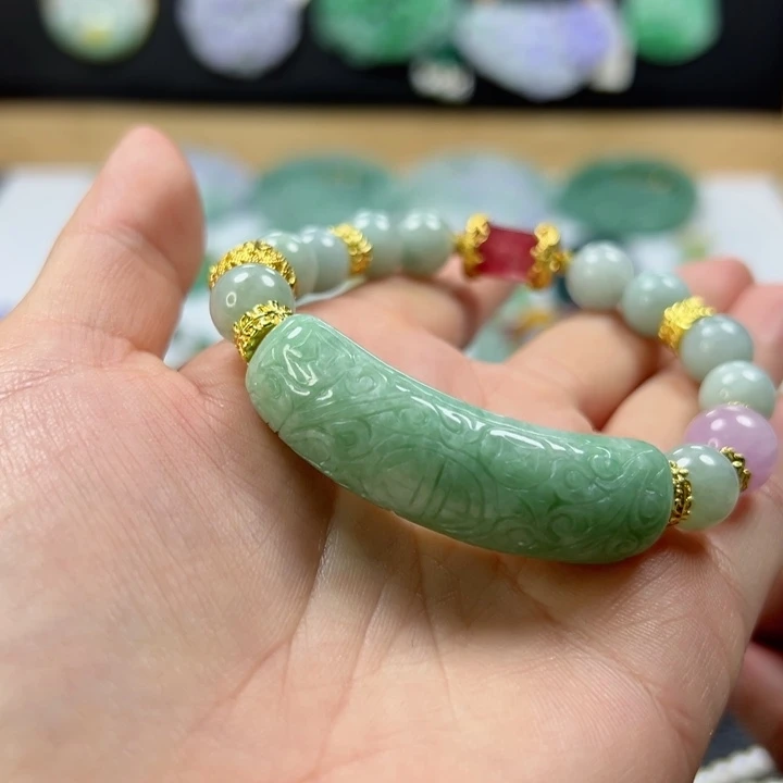 未镶嵌手链翡翠手牌