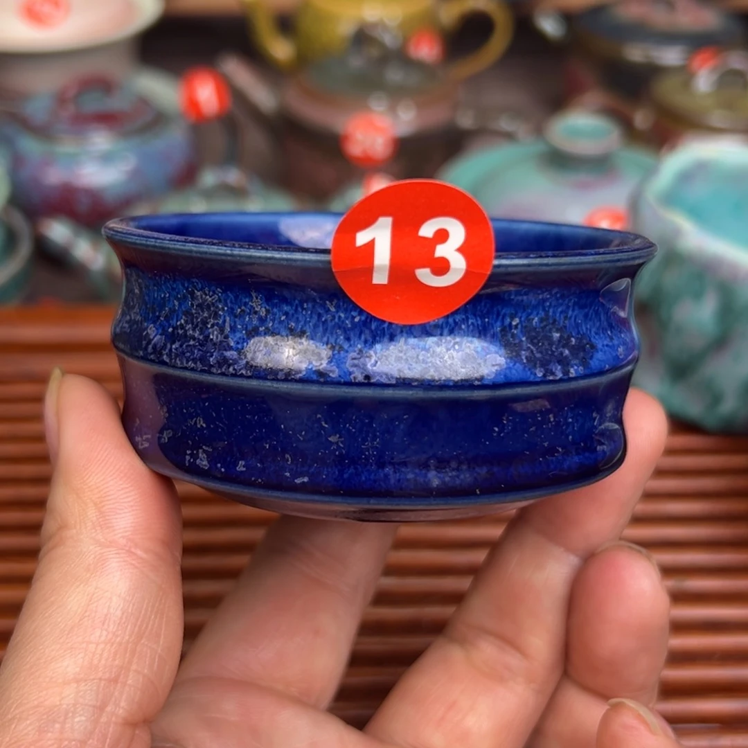 手工制作钧窑茶器