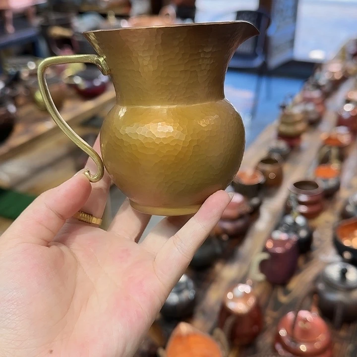 紫铜手工制作尊爵公道杯