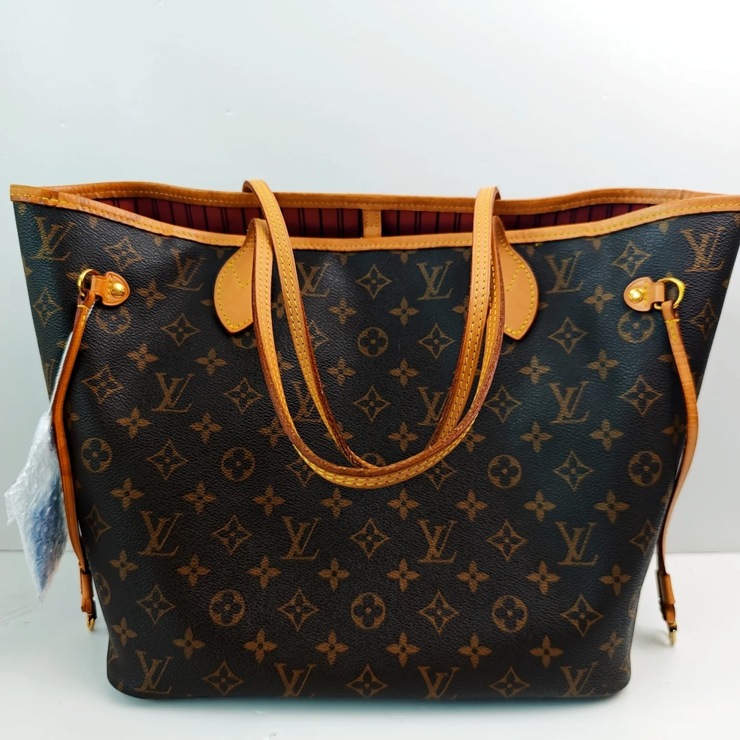 99新 LouisVuitton/路易威登 路易威登nf中号19年芯片有子袋托特