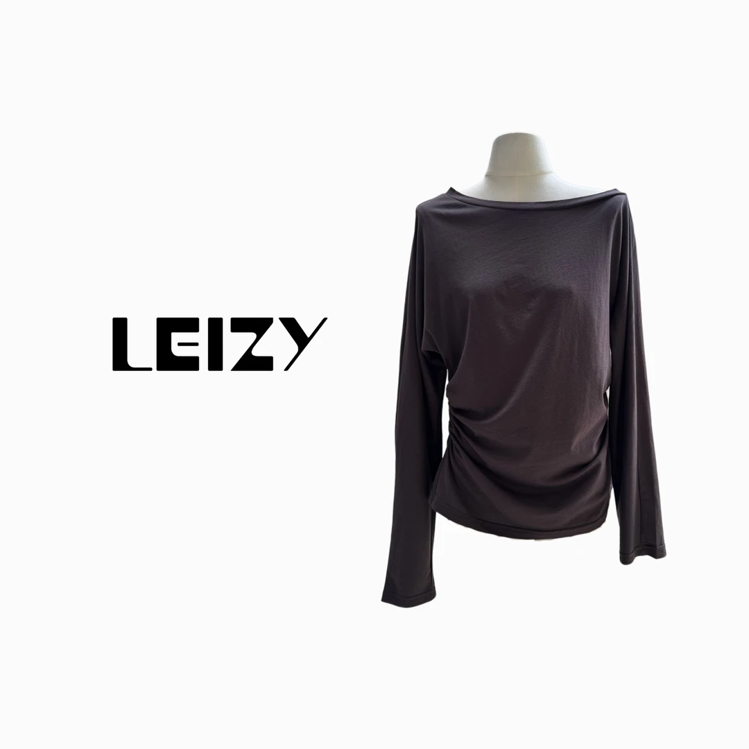 【LEIZY原创】“雾霭”-斜肩上衣