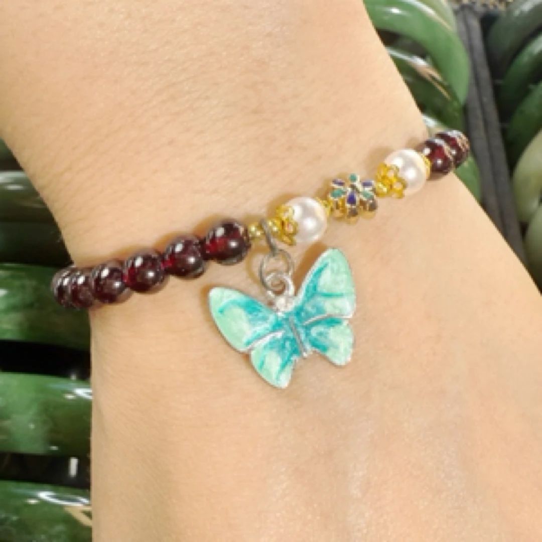 石榴石5MM手链单圈