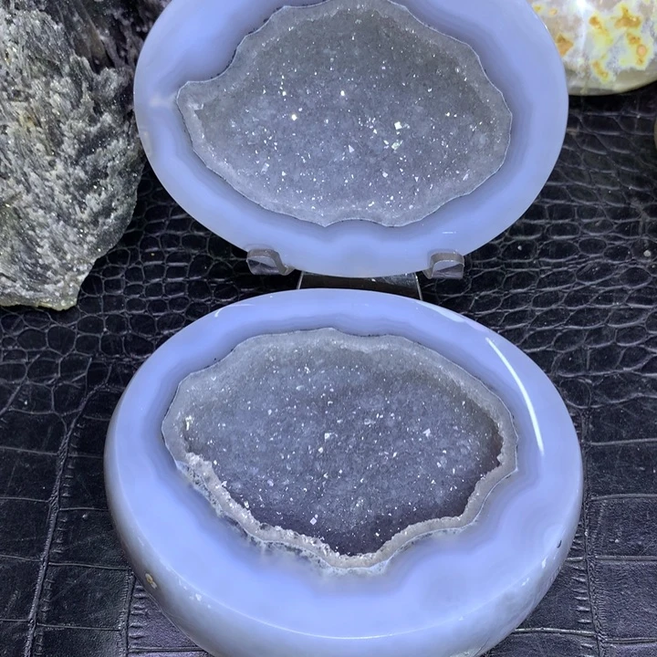 水晶福利全抛蓝水盆未镶嵌