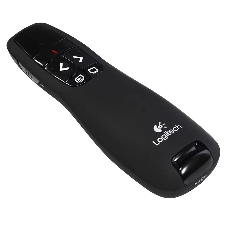 未拆封  罗技R400 PPT翻页笔电子投影笔遥控红色激光笔无线演示器