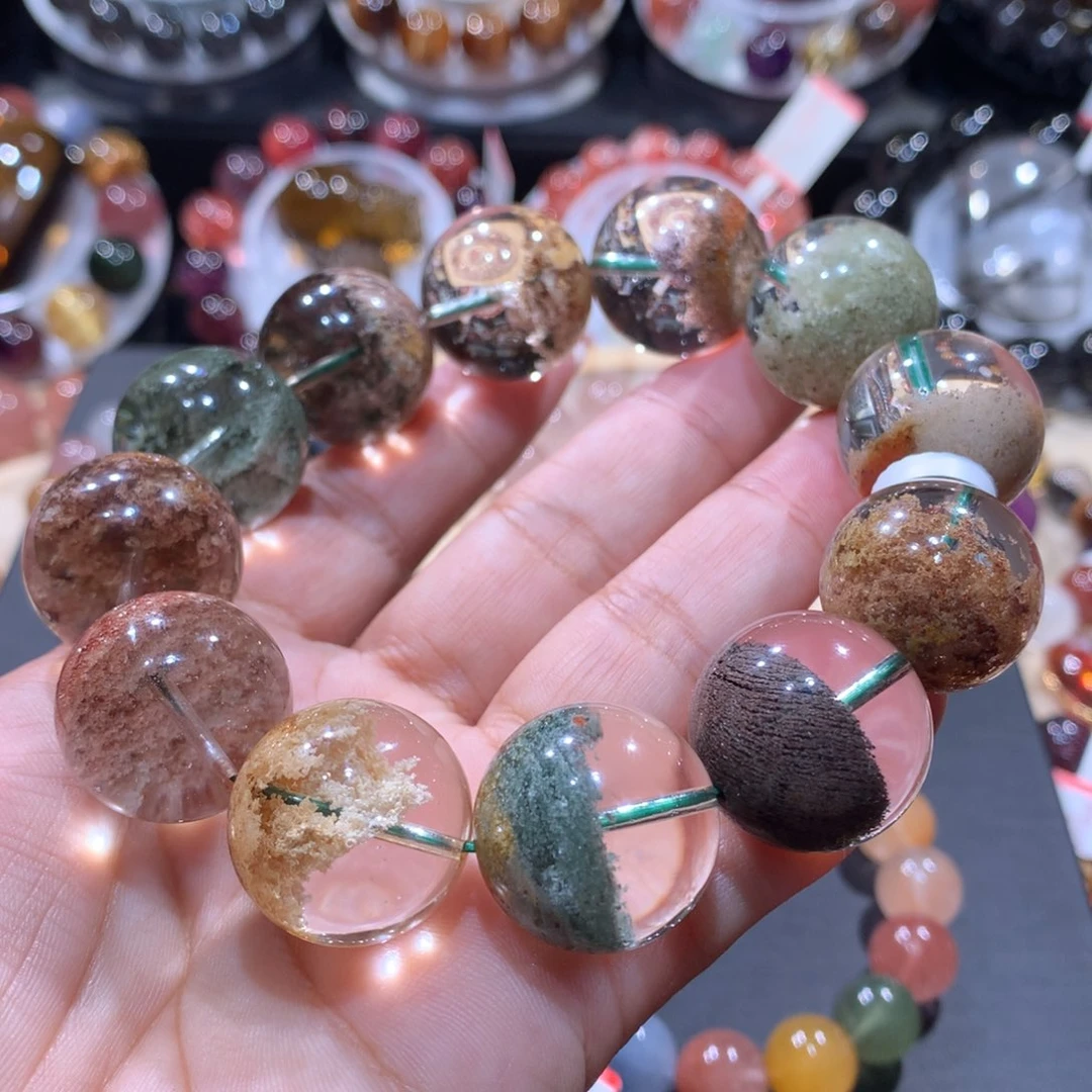 水晶未镶嵌手链四季幽灵20mm