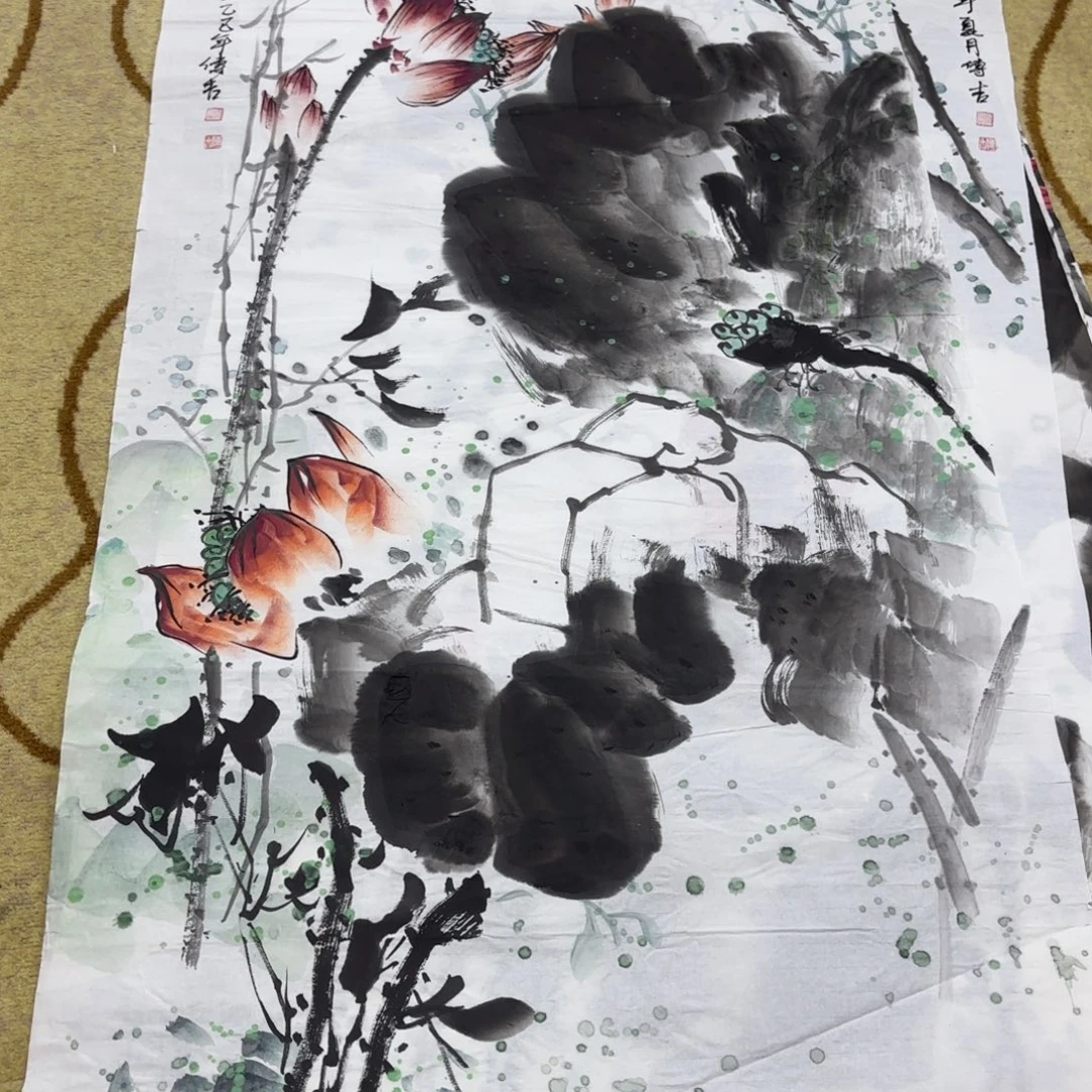 国画顾传吉四尺童