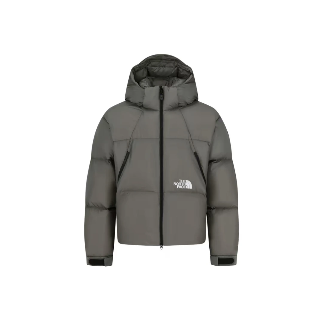 北面THE NORTH FACE 宽松Logo徽标长袖轻薄羽绒服 男女同款