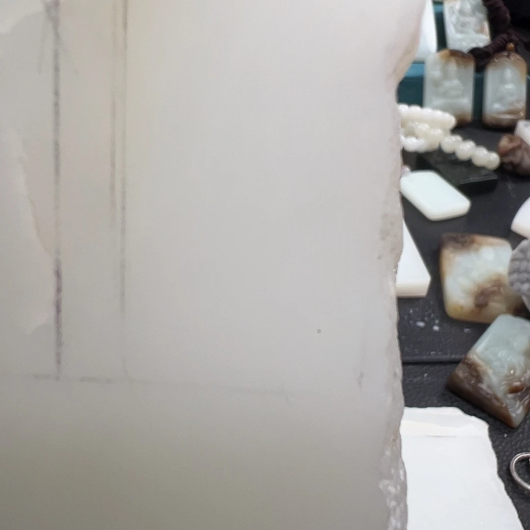 定制和田玉无事牌未镶嵌张****5