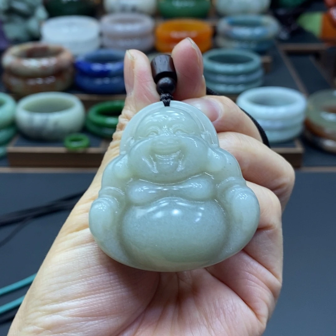 石英质玉未镶嵌吊坠