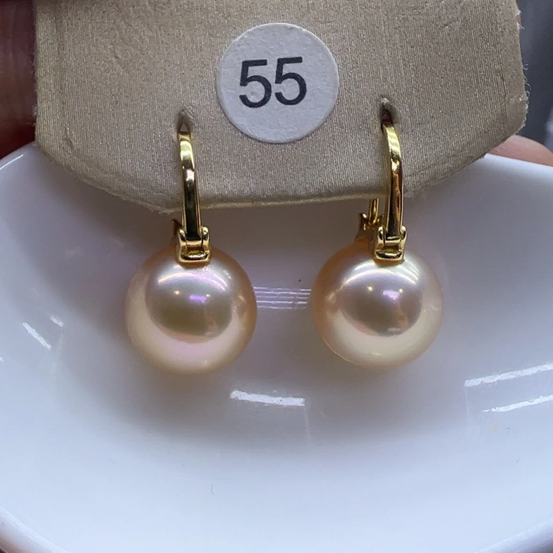 淡水珍珠耳饰银S925镶嵌