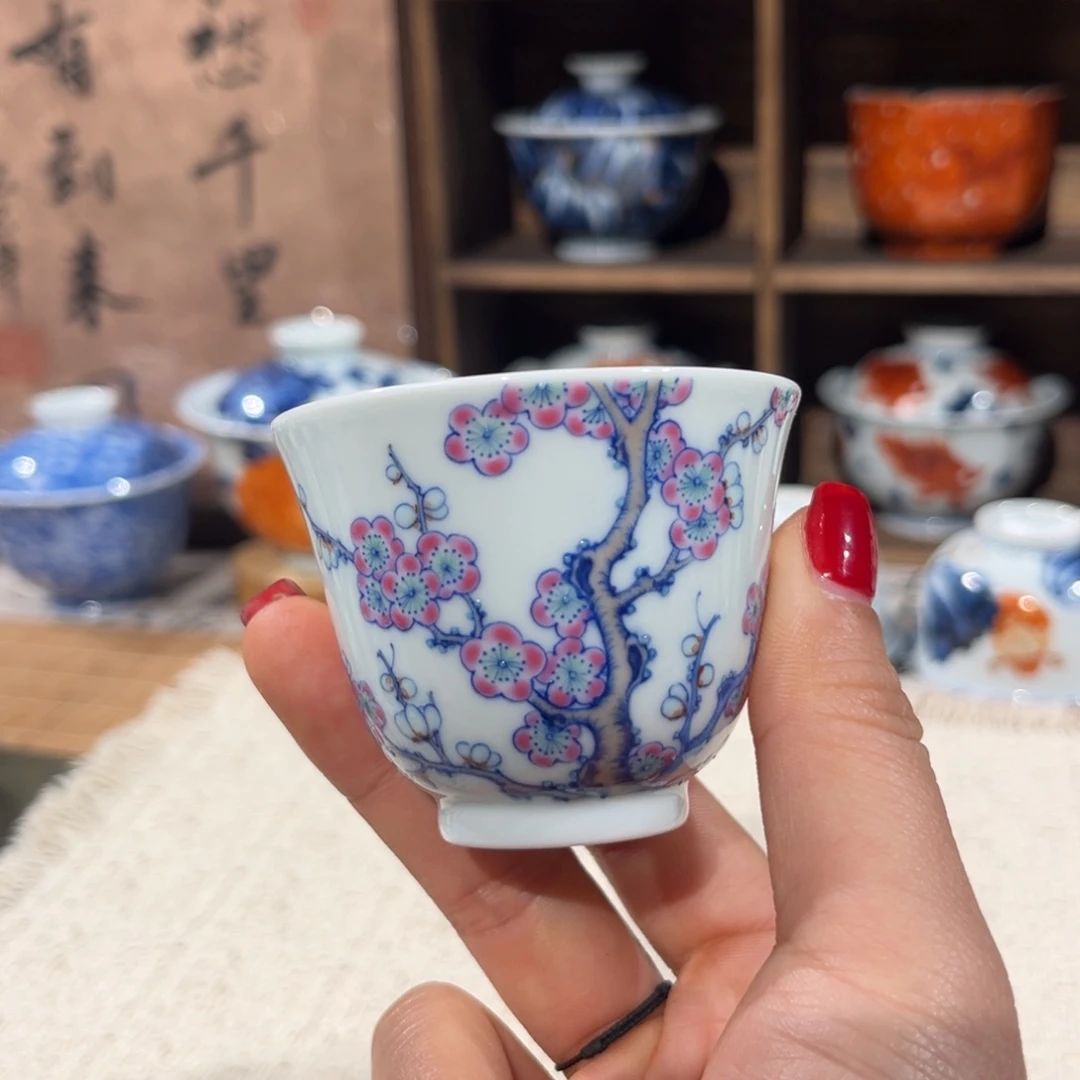 杯子陶景德镇陶瓷主人杯