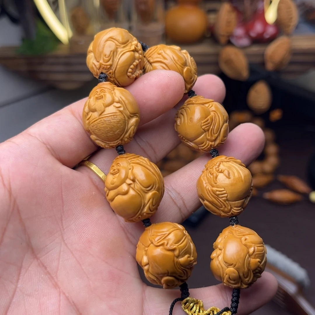 橄榄核吊坠橄榄核荷叶财弥2.0