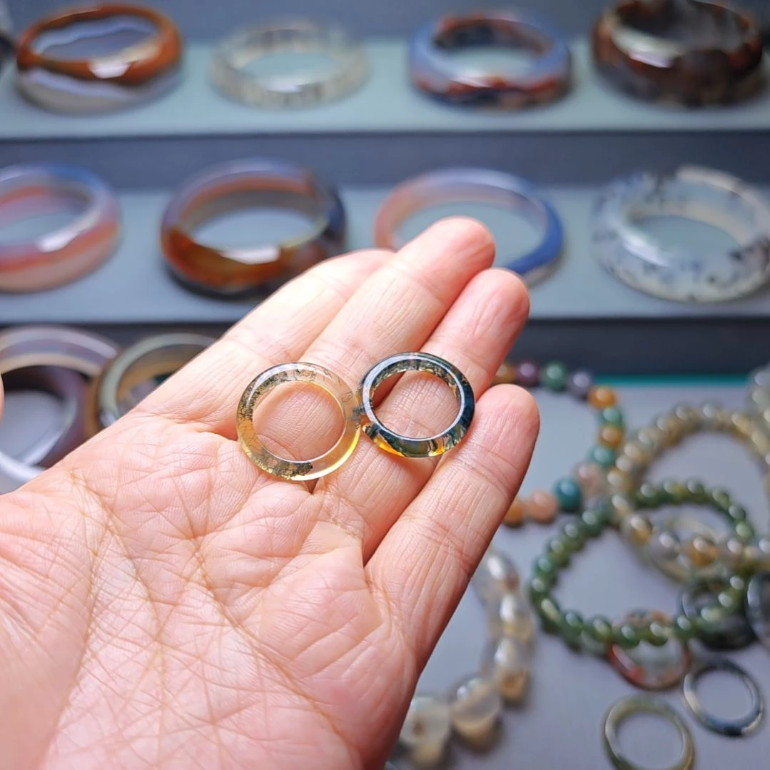 玛瑙/玉髓手镯合金翾**泽