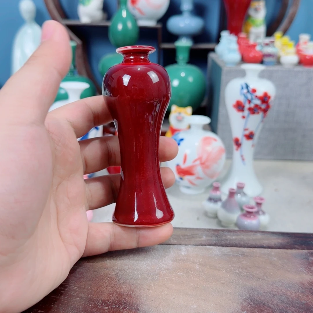 陶瓷手工小花器摆件