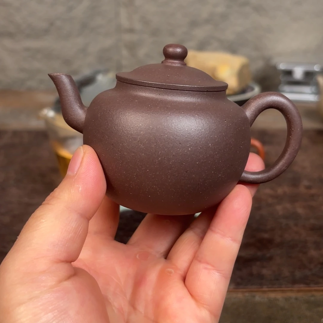 茶壶紫砂宫灯壶小品130容量