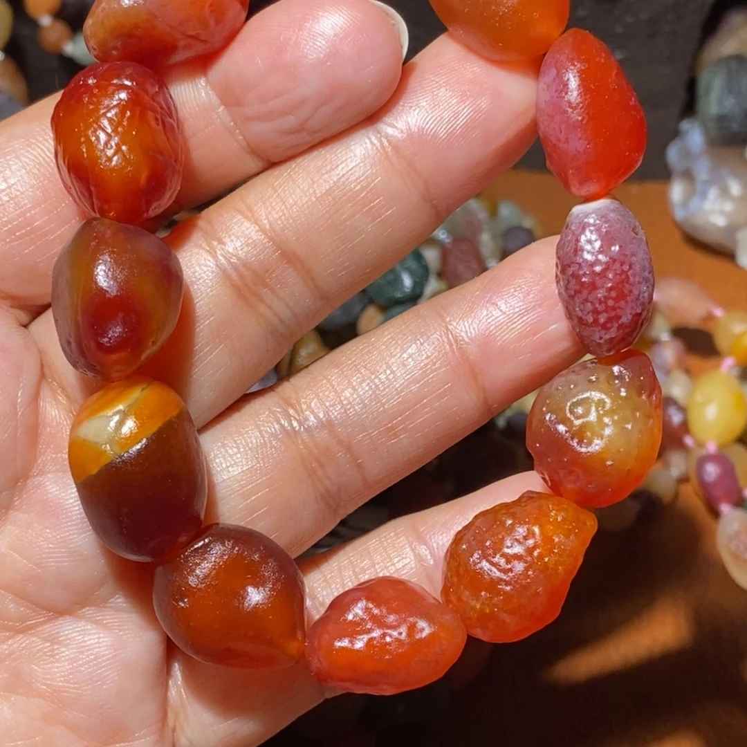 未镶嵌玛瑙/玉髓珠宝半成品