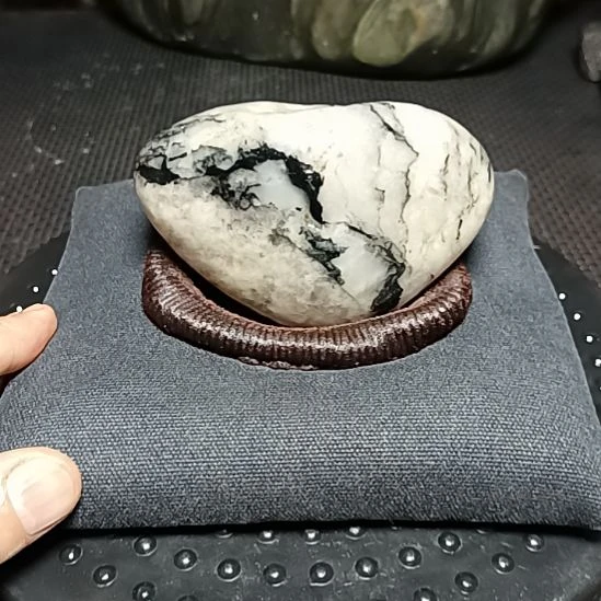 新疆金丝玉原石国画
