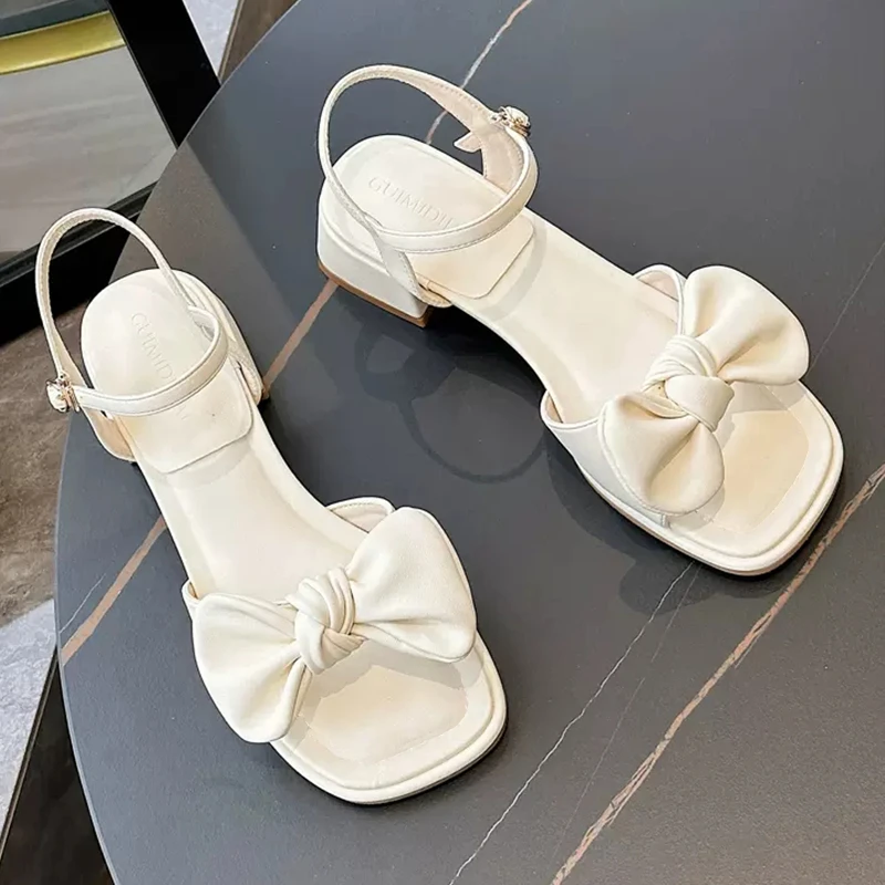 【万达撤柜】坡跟凉鞋女2024夏季新款外穿松糕休闲罗马仙女风配裙子