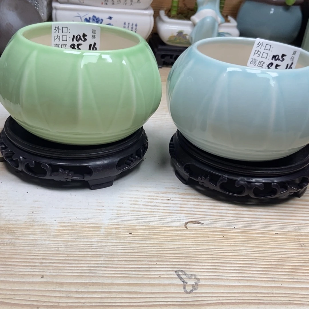 瓷片陶瓷花盆陶瓷艺术