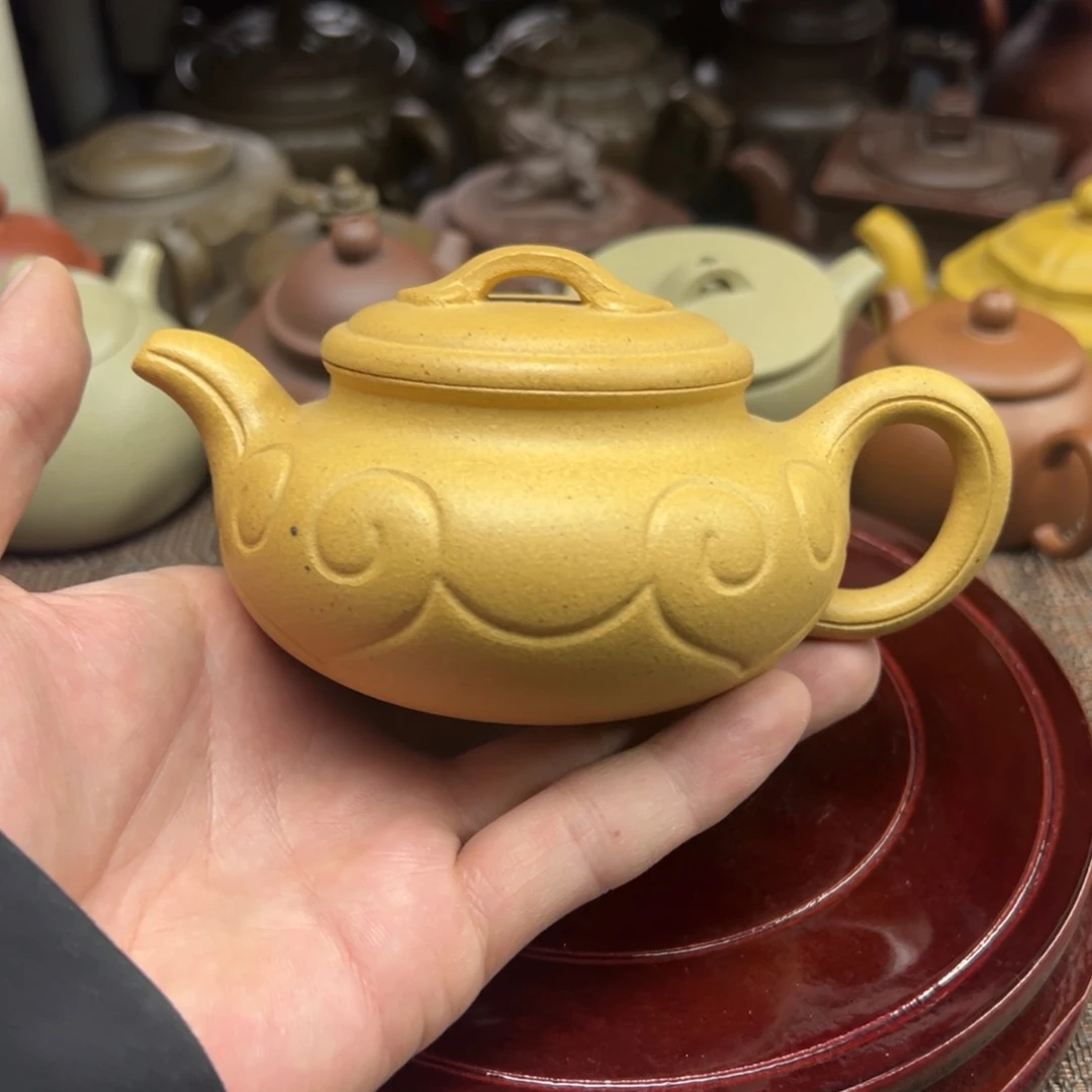 茶壶紫砂宜兴原矿紫砂壶200毫升容量