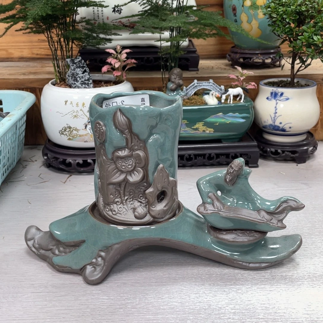 陶瓷花盆紫砂花盆艺术特色陶瓷