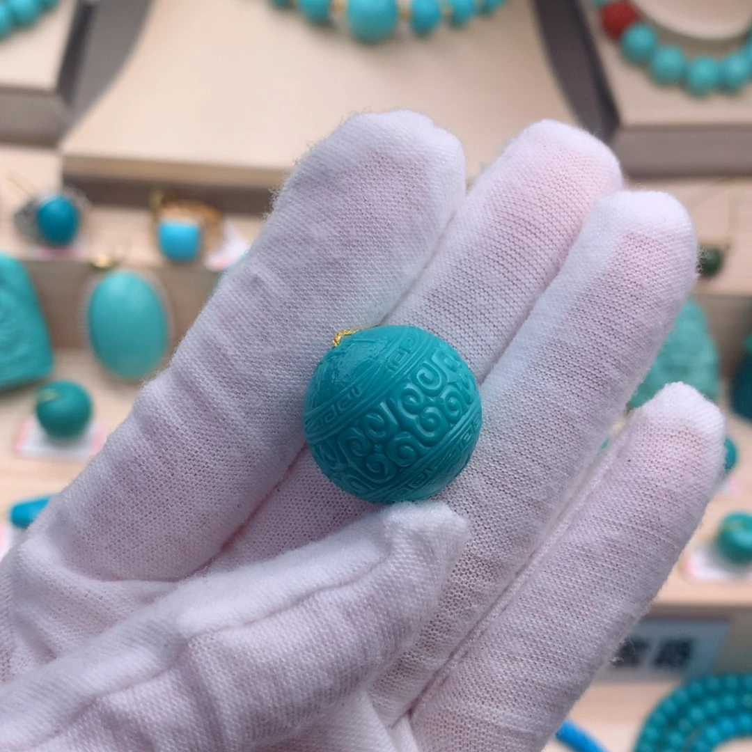 绿松石珠宝奇石未镶嵌