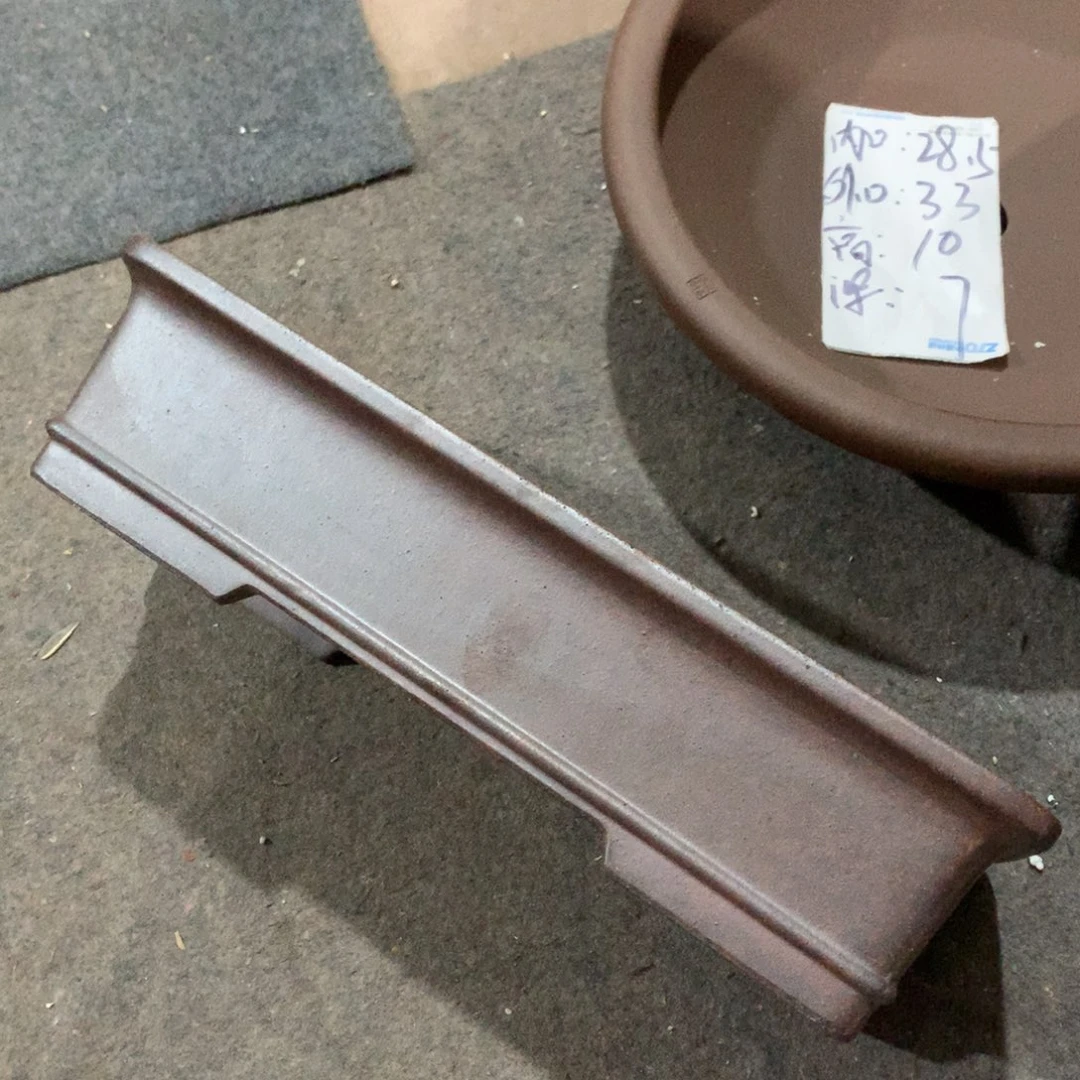 宜兴紫砂花盆处理