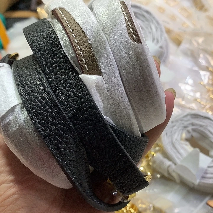 皮革H家真皮肩带2黑2灰共4条