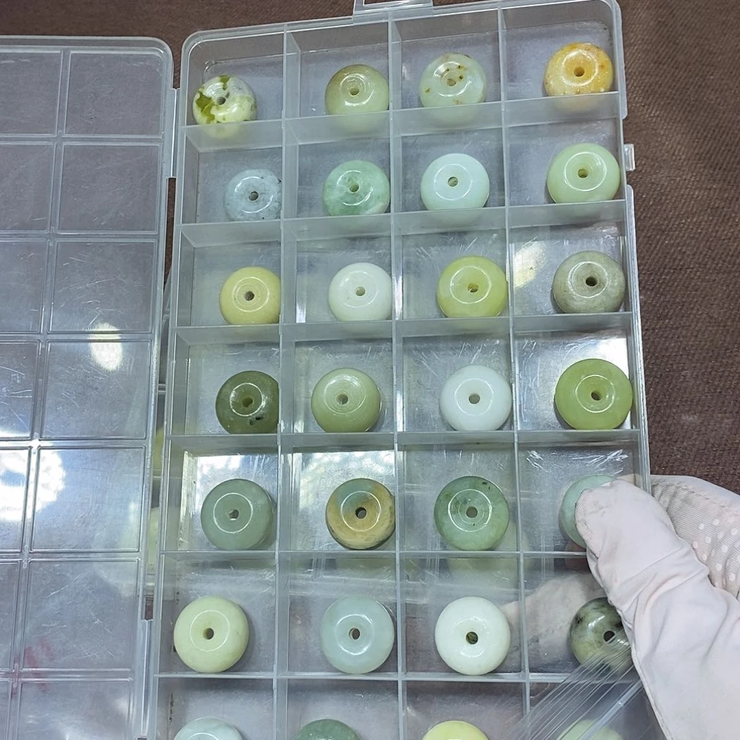 合金蛇纹石玉颈饰255