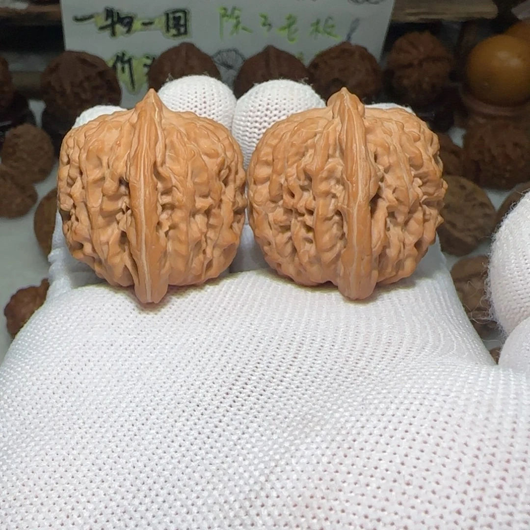 文玩核桃吊坠四座楼