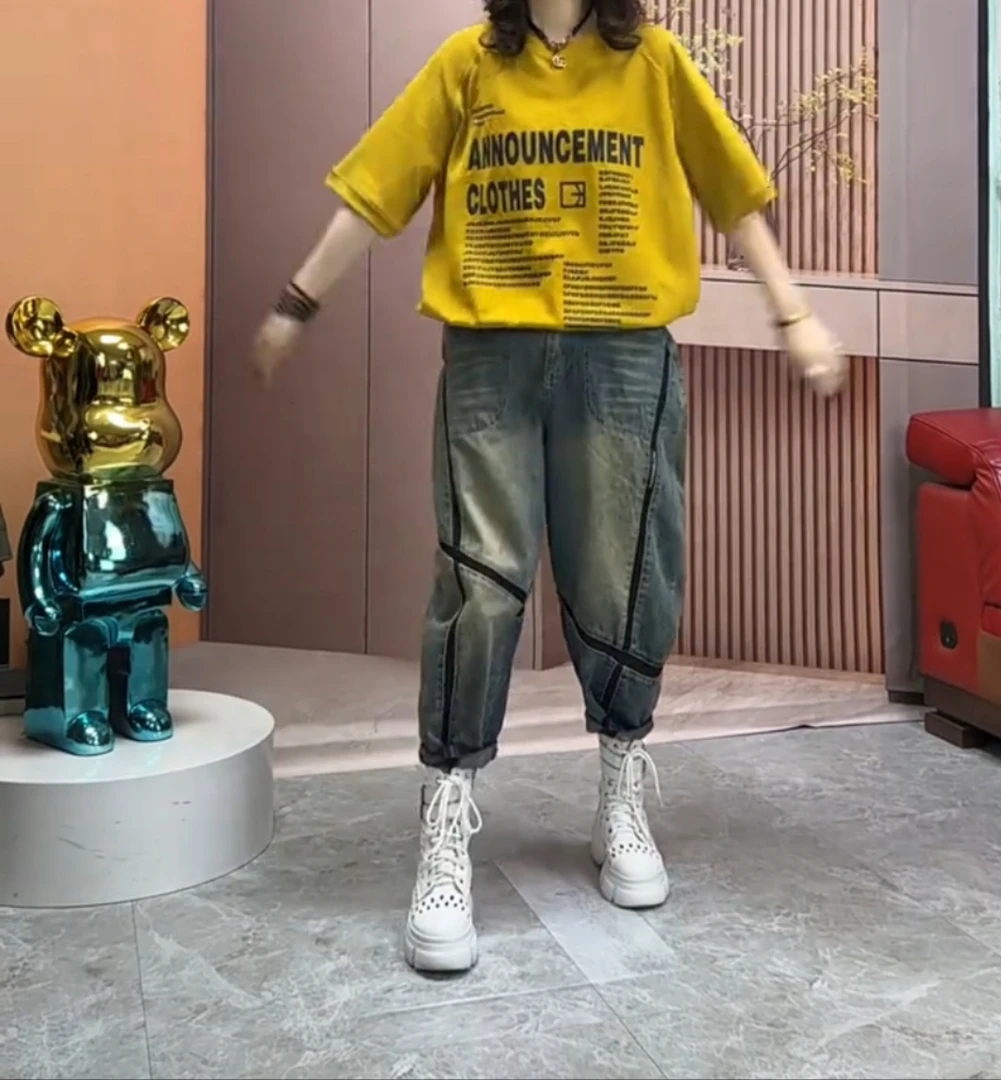 325S7115896休闲洋气百搭减龄优雅设计感衫新款舒衫适女士宽松个