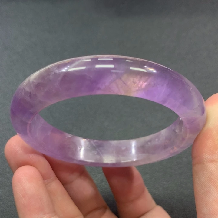 未镶嵌手镯水晶紫水晶