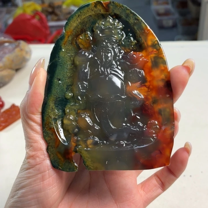 玛瑙/玉髓未镶嵌吊坠(不含链)