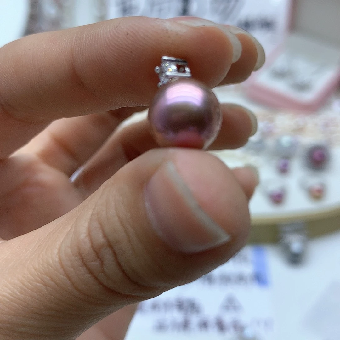 淡水珍珠吊坠(不含链)未镶嵌放*啊