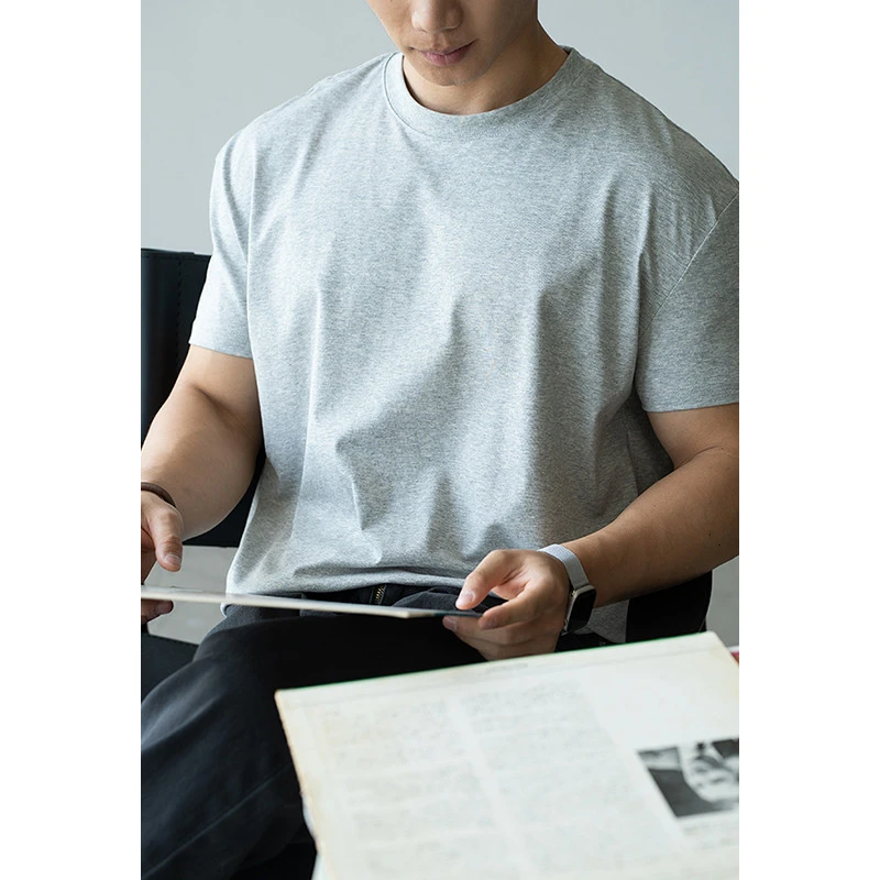 奥兰德保罗Sorona科技凉感抗菌防晒短袖男夏季休闲百搭基础款T恤